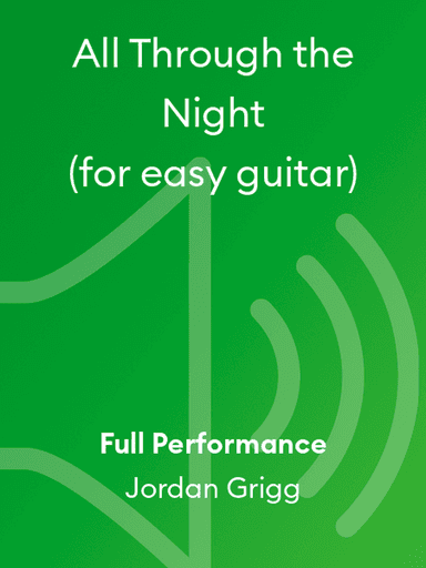All Through the Night (for easy guitar)