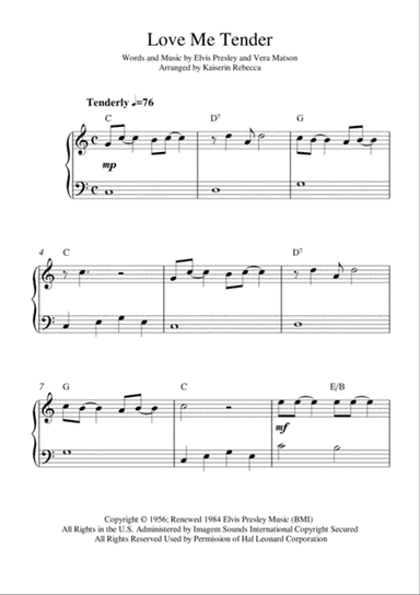 Love Me Tender