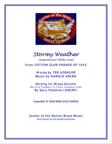 Stormy Weather (keeps Rainin' All The Time)