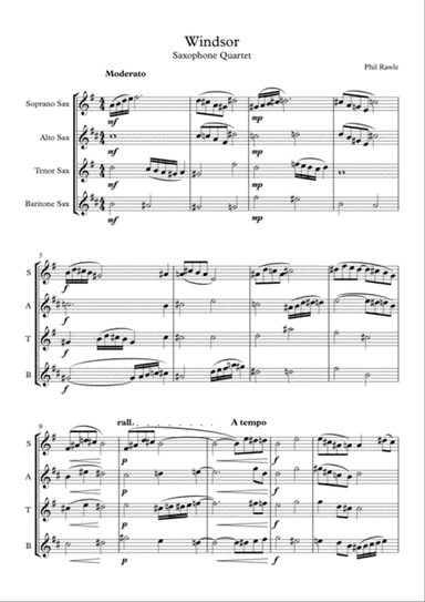 Windsor - Saxophone Quartet