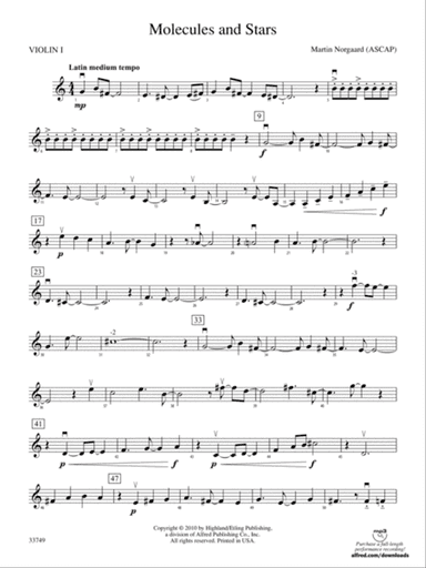 Molecules and Stars: 1st Violin