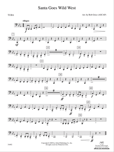 Santa Goes Wild West: Tuba