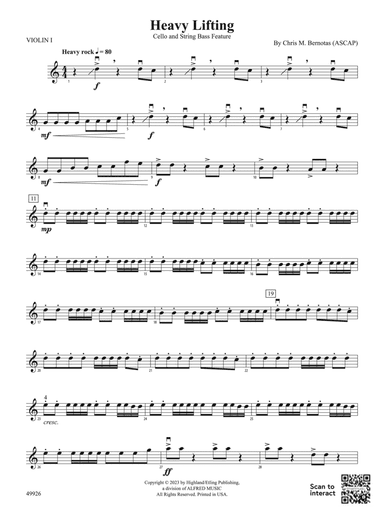 Heavy Lifting: 1st Violin