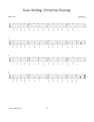 Duan Nollaig - Christmas Duanag