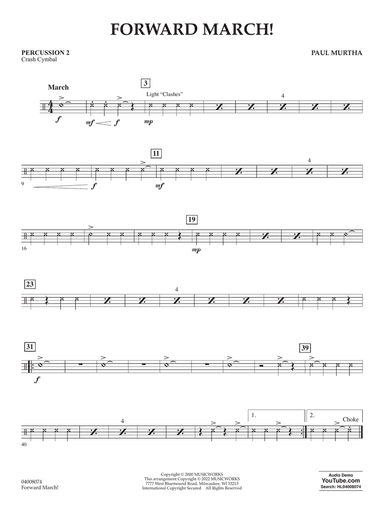 Forward March! - Percussion 2