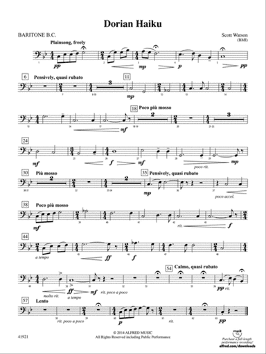 Dorian Haiku: Baritone B.C.