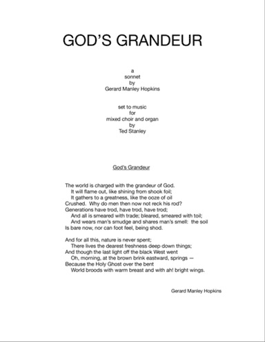 God's Grandeur