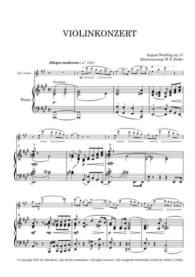 Concerto for Violin - A-Major, Opus 11
