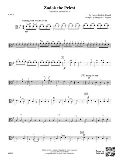 Zadok the Priest: Viola