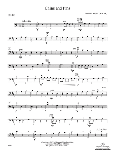 Chins and Pins: Cello