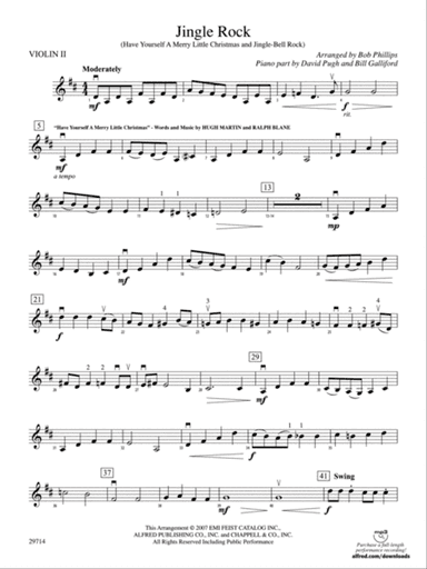 Jingle Rock: 2nd Violin