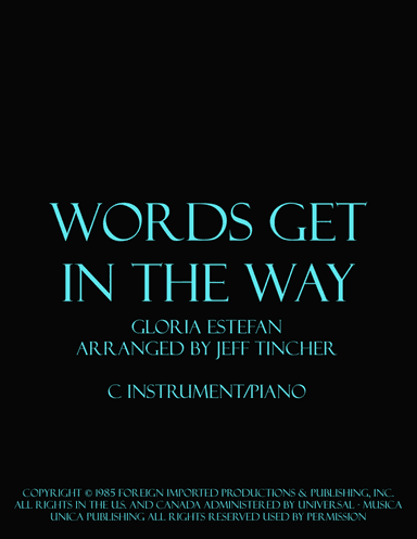 Words Get In The Way