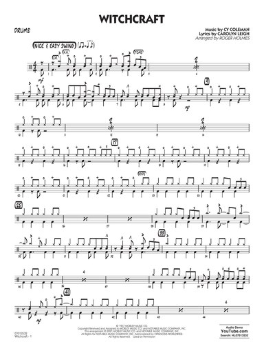 Witchcraft (arr. Roger Holmes) - Drums