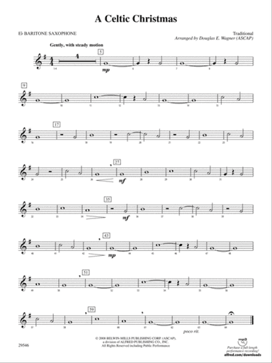A Celtic Christmas: E-flat Baritone Saxophone