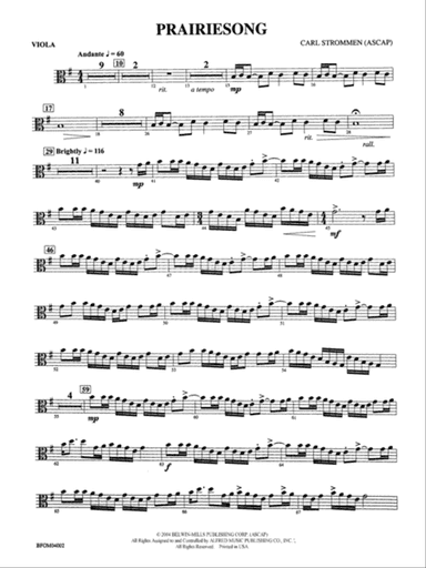 Prairiesong: Viola