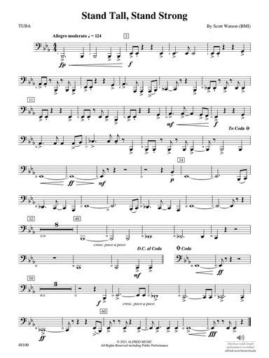 Stand Tall, Stand Strong: Tuba