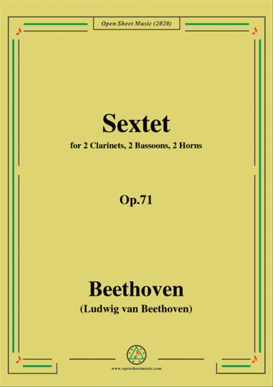 Beethoven-Sextet in E flat Major,Op.71,for Winds