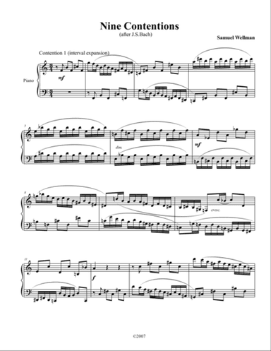 Nine Contentions, Op. 178