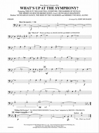 What's Up at the Symphony? (Bugs Bunny's Greatest Hits): Cello