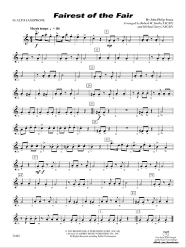 Fairest of the Fair: E-flat Alto Saxophone