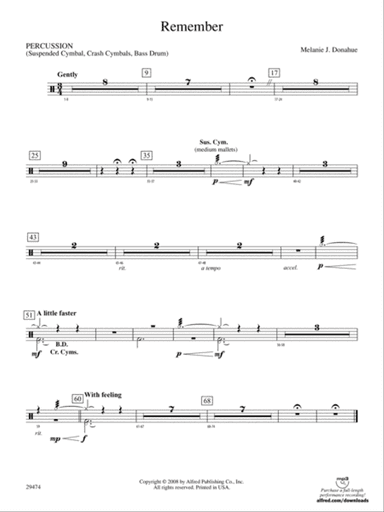 Remember: 1st Percussion