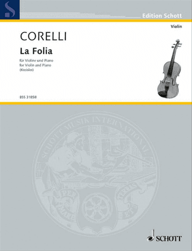 Kreisler Cm18 Corelli La Folia Vln Pft