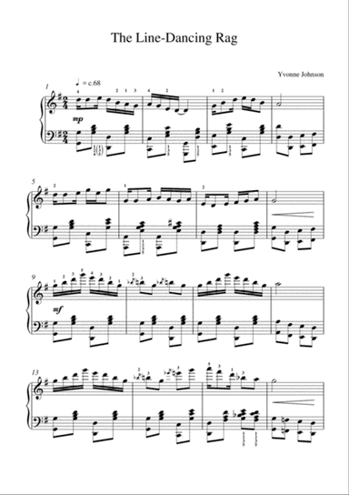 The Line-Dancing Rag