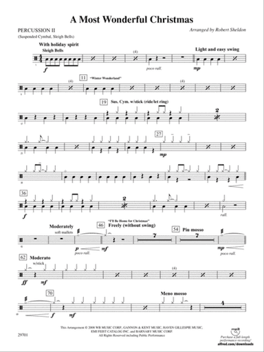 A Most Wonderful Christmas: 2nd Percussion