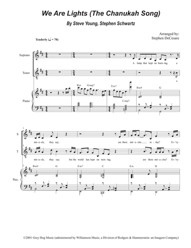 The Chanukah Song (we Are Lights)