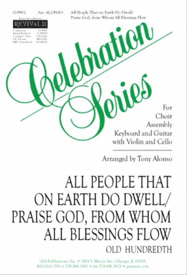 All People That on Earth Do Dwell / Praise God, from Whom All Blessings Flow - Guitar edition