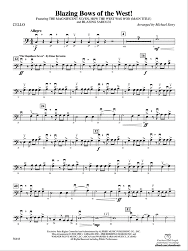 Blazing Bows of the West!: Cello