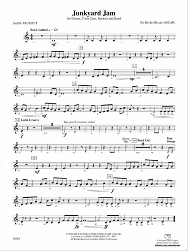 Junkyard Jam: 2nd B-flat Trumpet