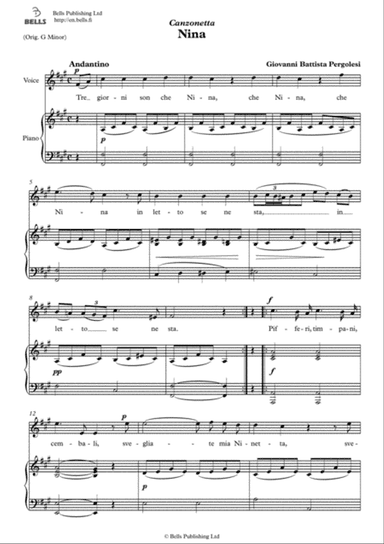 Nina (F-sharp minor)