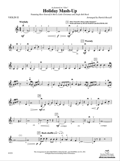Holiday Mash-Up: 2nd Violin