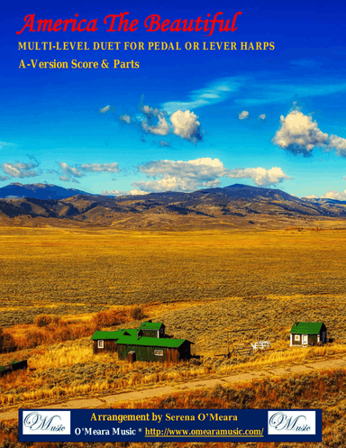 America The Beautiful, A Version, Score & Parts
