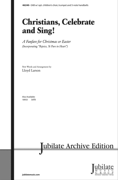 Christians, Celebrate and Sing!