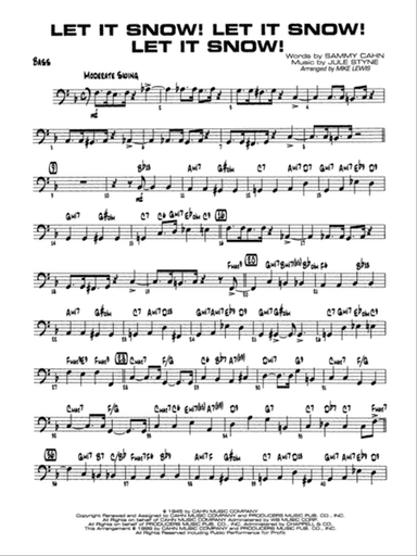 Let It Snow! Let It Snow! Let It Snow!: String Bass