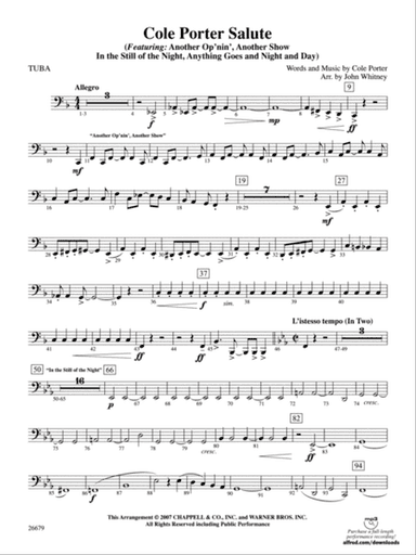 Cole Porter Salute: Tuba
