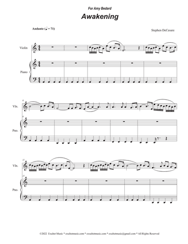 Bedard Concerto (for Violin and Cello)