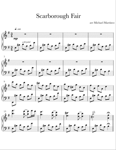 Scarborough Fair/canticle