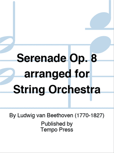 Serenade Op. 8 arranged for String Orchestra