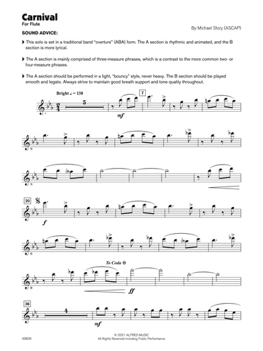 Carnival (Sound Innovations Soloist, Flute)