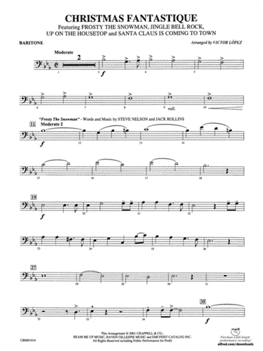 Christmas Fantastique (Medley): Baritone B.C.