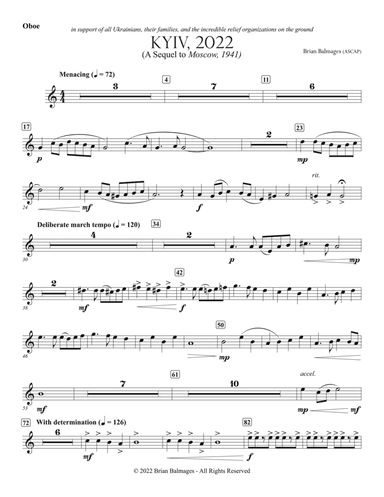 Kyiv, 2022: Oboe