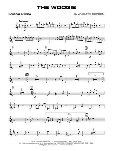 The Woogie: E-flat Baritone Saxophone