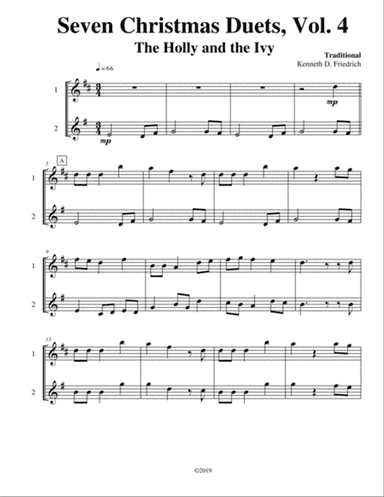 Seven Christmas Duets, Vol. 4
