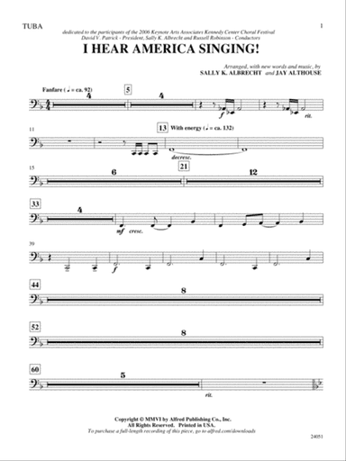 I Hear America Singing!: Tuba
