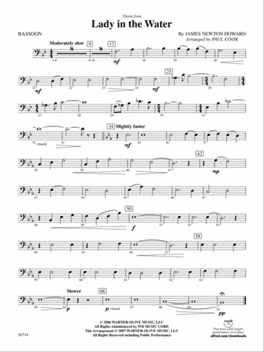 Lady in the Water: Bassoon