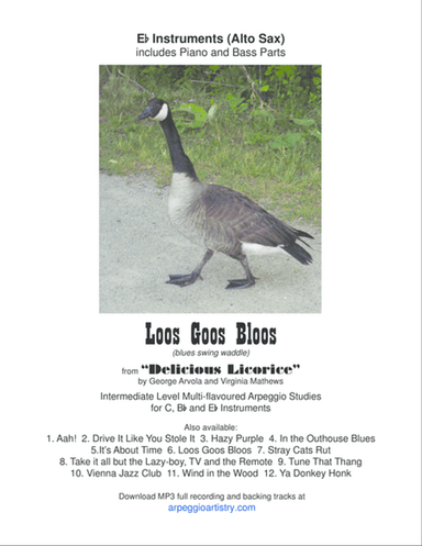 Loos Goos Bloos for alto sax.