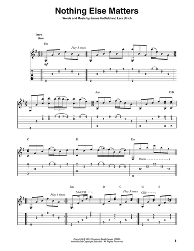 Nothing Else Matters